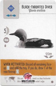 Wingspan Card - Black-Throated Diver