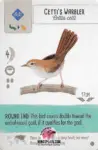 Wingspan Teal Powers Card - Cettis Warbler