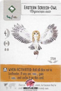 Wingspan Card - Eastern Screech-Owl