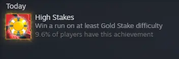 Balatro Gold Stake Win