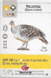 Wingspan Yellow Powers - Malleefowl