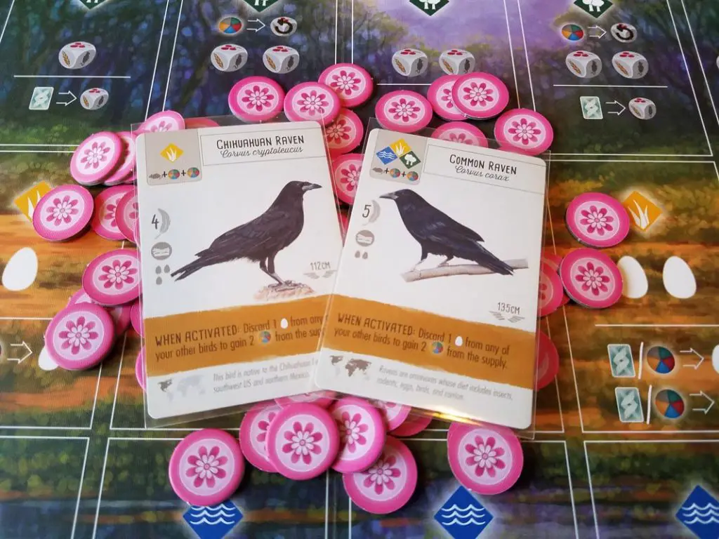 Ravens Nectar Wingspan Board Game
