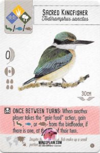 Wingspan Pink Powers - Sacred Kingfisher