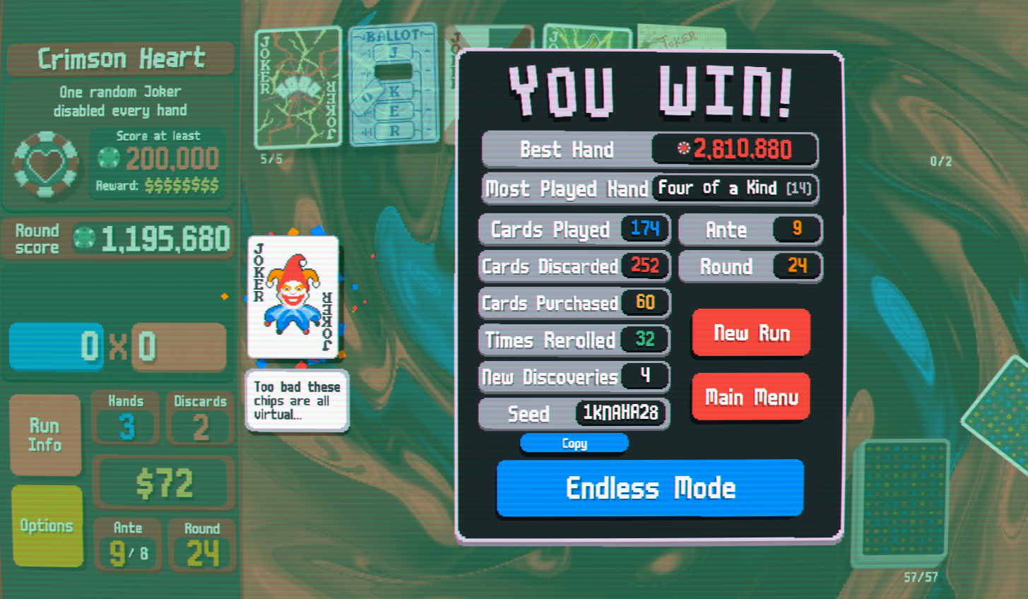 Balatro Victory