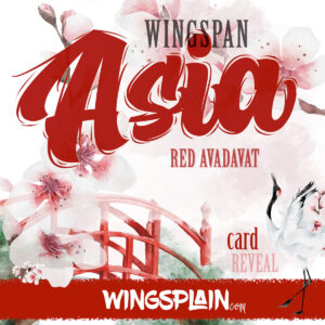 Wingspan Asian Expansion Red Avadavat